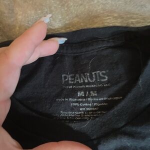 Peanuts Charcoal Tee
